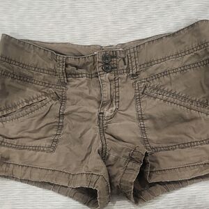 Women's Brown Casual Shorts